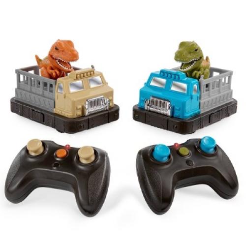 TERRA by Battat Remote Control Bumper Cars Set - Dinosaur