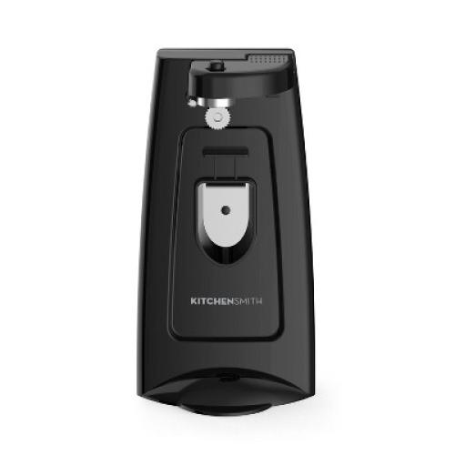 KitchenSmith Electric Can Opener Black: Freestanding, Metal & Plastic, 2-Year Warranty, Spot Clean, 9.05 Width