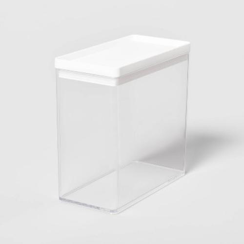 8W X 4D X 8H Plastic Food Storage Container Clear - Brightroom™