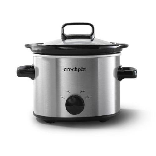 Crock-Pot 2qt Slow Cooker - Classic Stainless Steel ( Little damage)