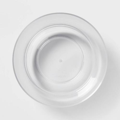 211oz Large Plastic Serving Bowl - Room Essentials™: Clear BPA-Free Trifle, Salad, Popcorn Bowl, Dishwasher-Safe