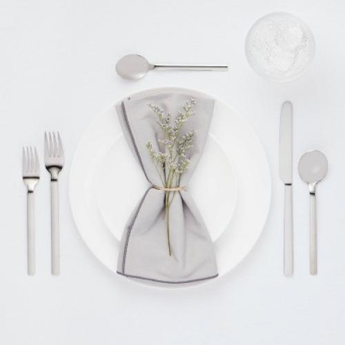 20pc Squared Straight Flatware Set - Room Essentials™ MAY HAVE MISSING ACCESSORIES
