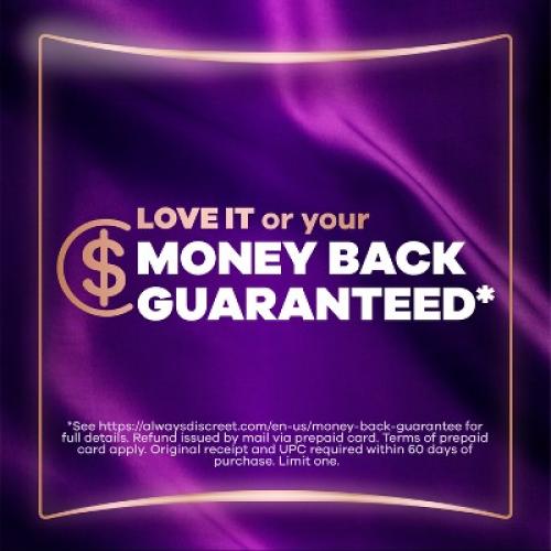 Always Discreet Boutique 5 Drops Incontinence Pads - Heavy - Long Length - 84ct