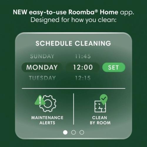 iRobot Roomba 105 Vacuum - Easy-to-Use, Intense Power-Lifting Suction, LiDAR Navigation, Multi-Surface Cleaning, Cleans in Neat Rows, Self-Charging