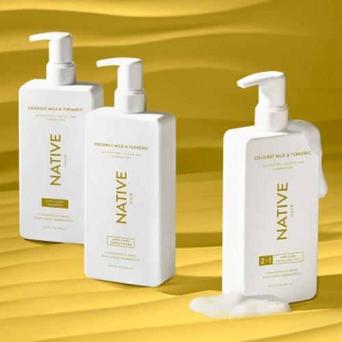 2 conditioner Native Coconut Milk & Turmeric Curl Care Conditioner Sulfate, Paraben, and Silicone Free - 16.5 fl oz