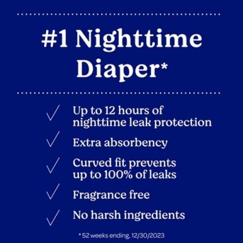 Huggies Disposable Overnight Diapers - Size 6 - 84ct