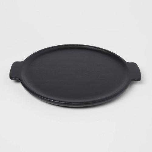15 x 13 Acacia Modern Serving Tray Black - Threshold™