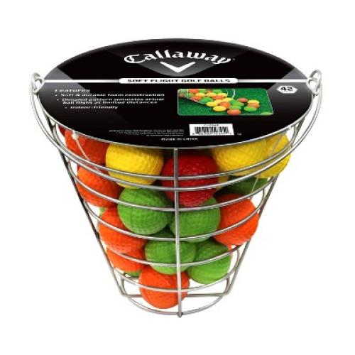 Callaway Assorted Soft Flight Golf Balls in Basket