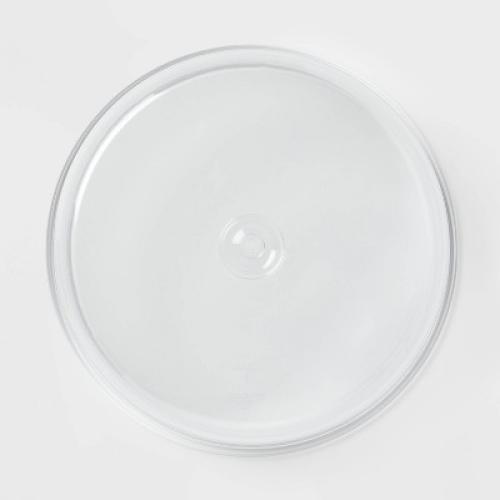 12 Plastic Cake Tray with Lid - Room Essentials™: BPA-Free Round Dessert & Bakery Tray, Dishwasher-Safe, Clear
