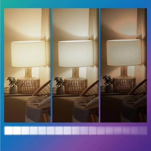 Philips LED Multi-CCT Dip Switch 65W BR30 3P: Dimmable BR30 Light Bulbs, 650 Lumens, E26 Base, 3 Pack, 13.7-Year Life