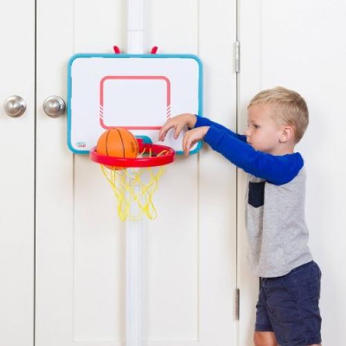 Chuckle & Roar Grow-with-You Toy Basketball Set