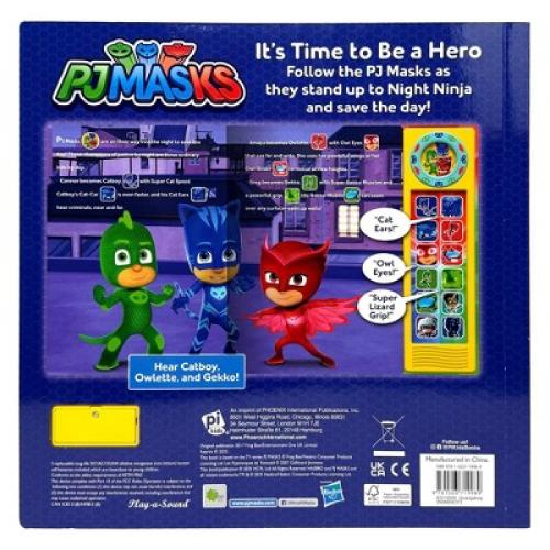 PJ Masks - It's Time To Be A Hero Custom Frame Sound Board Book - by Phoenix (Hardcover)