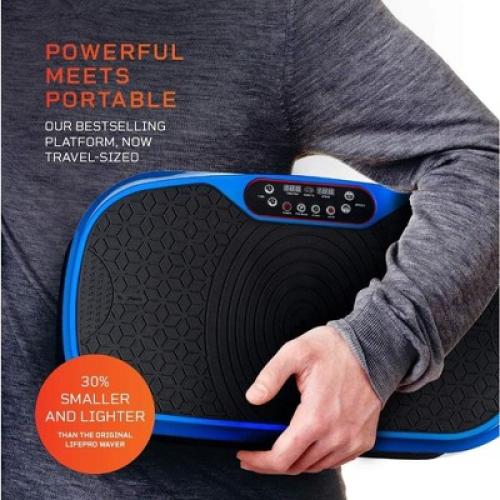 LifePro Blue Fitness Platform: Enhance Your Home Workouts with Our All-in-One Vibration Plate and Loop Bands