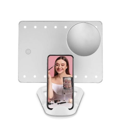 Conair LED Hollywood Lighted Social Media Makeup Mirror - White