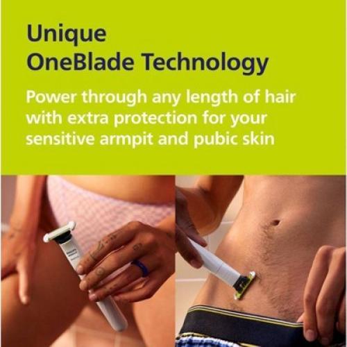 Philips Norelco OneBlade Intimate Electric Rechargeable Pubic Groomer - QP1924/70