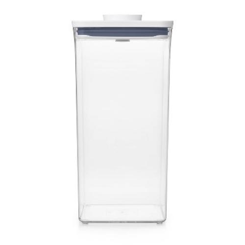OXO POP 6qt Plastic Big Square Airtight Food Storage Container White
