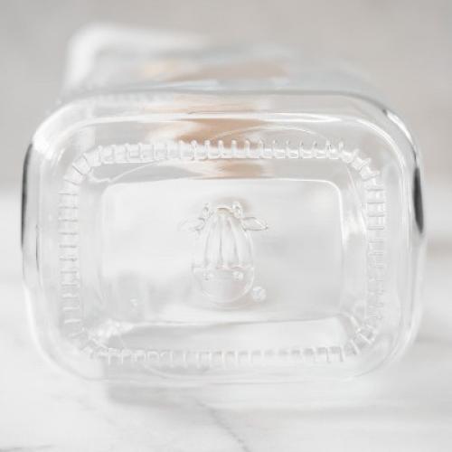 Almond Cow 60oz Glass Milk Jug with Easy-Pour Spout