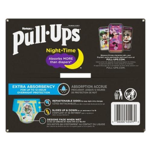 Size 2T-3T Pull-Ups Boys' Night-Time Training Pants Super Pack - 2T-3T - 68ct