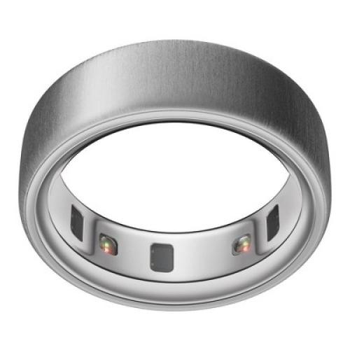 Oura Ring 4 Brushed Silver - Size 8