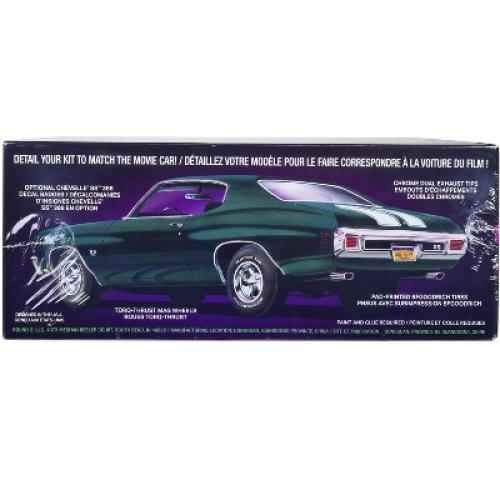 Skill 2 Model Kit 1970 Chevrolet Chevelle SS John Wick (2014) Movie 1/25 Scale Model by AMT