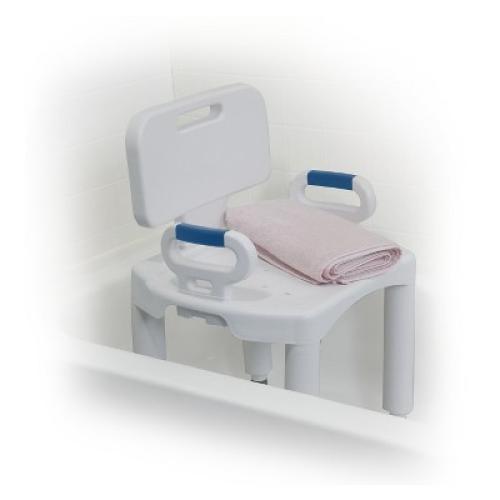 Drive Medical Premium Series Shower Chair with Back and Arms