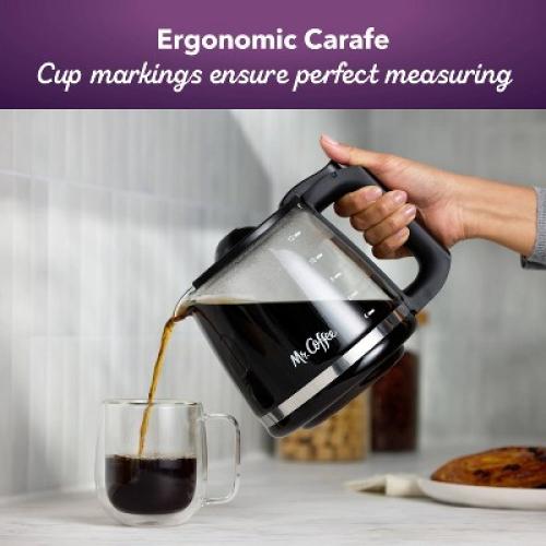 Mr. Coffee 12-Cup Switch Coffee Maker Black