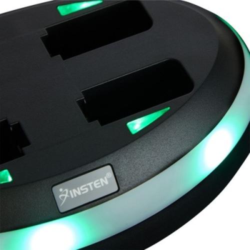 Insten 4-in-1 Charger for Nintendo Switch & OLED Model Joycon Controller, Joy Con Docking Station RGB Charging Dock Accessories