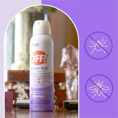4 packOFF! Clean Feel Mosquito Repellent Bug Spray - 5oz