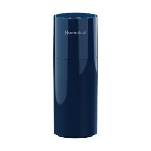 HoMedics Portable Ultrasonic Humidifier Navy: Travel & Personal Cool Mist for Small Rooms, USB & Battery Powered