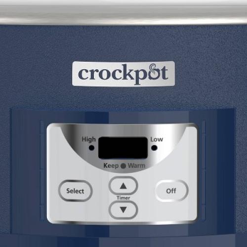 Crock-Pot 7qt One Touch Cook and Carry Slow Cooker - Blue
