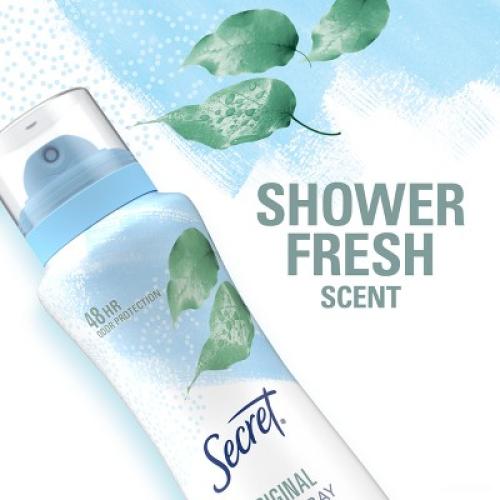 3pack Secret Dry Spray Antiperspirant and Deodorant for Women - Shower Fresh - 4.1oz