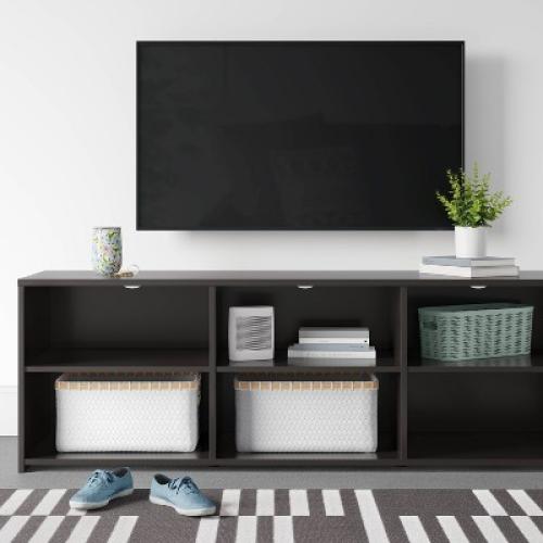 Storage TV Stand for TVs up to 70 Black - Room Essentials™