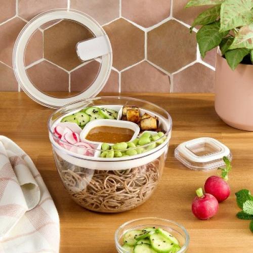 Salad Bento Food Storage Container Cream - Figmint™