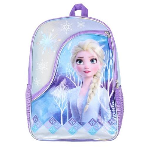 Disney Frozen Elsa 16 Girls Bag School Travel Backpack With Reflective Designs