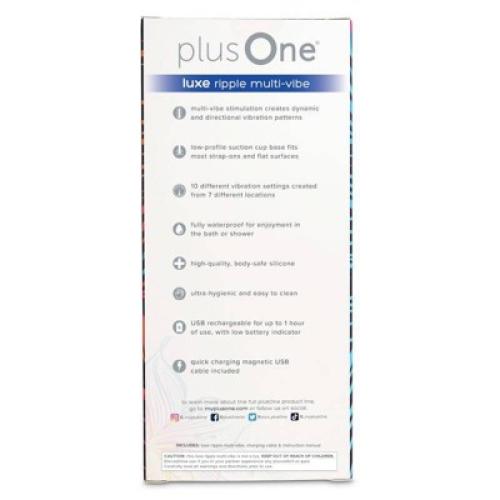 plusOne Luxe Ripple Multivibe Vibrator