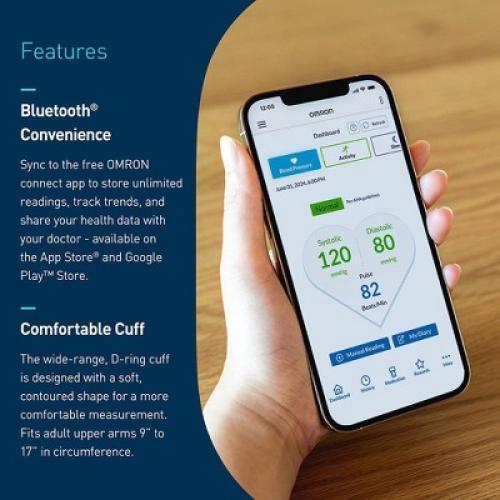 Omron Series 3 Upper Arm Blood Pressure Monitor with Bluetooth