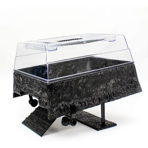 Penn-Plax Turtle Tank Topper – Above-Tank Basking Platform for Turtle Aquariums, 17 x 14 x 10 Inches
