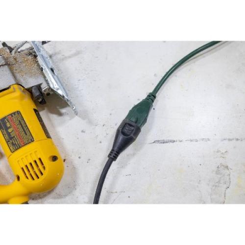 GE 1-Outlet Grounded Extension Cord Outdoor 16AWG 40' Green: 13A, 3-Conductor, Lifetime Warranty, 40ft Length