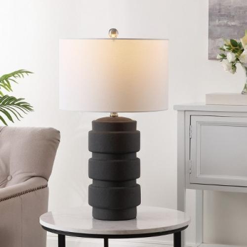 Sero 24.5 Inch Table Lamp - Black - Safavieh.