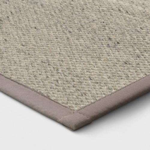 60 x 20 Textured Pet Kitchen Runner Rug Gray - Threshold™
