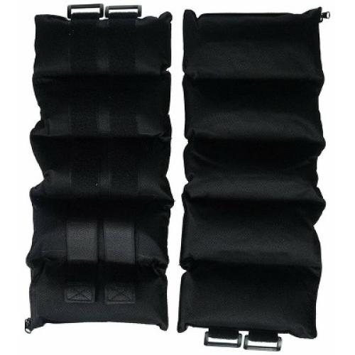 CAP Barbell Adjustable Ankle Pair Body Weight - Black 20lbs