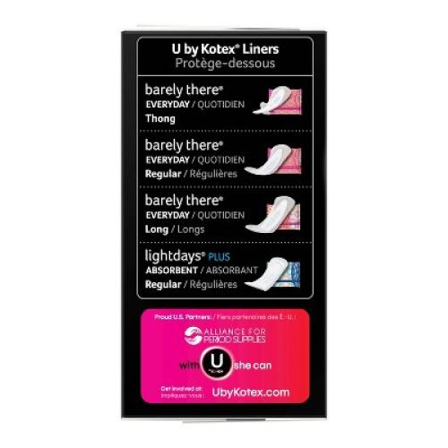 UBK Barely There Liner, Light Absorbency, 100ct