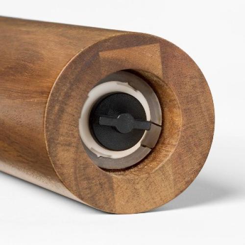 8 Acacia Salt or Pepper Grinder Natural Wood - Figmint™