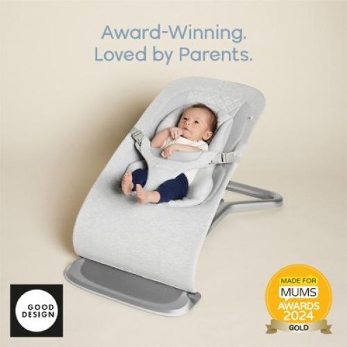 Ergobaby 3-In-1 Evolve Baby Bouncer Charcoal Grey