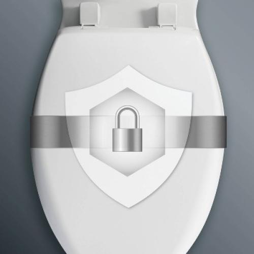 Mayfair by Bemis Little2Big Never Loosens Elongated Plastic Children's Potty Training Toilet Seat with Slow Close Hinge - White