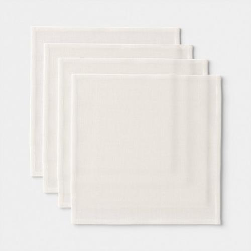 4pk Napkins Ivory - Threshold™