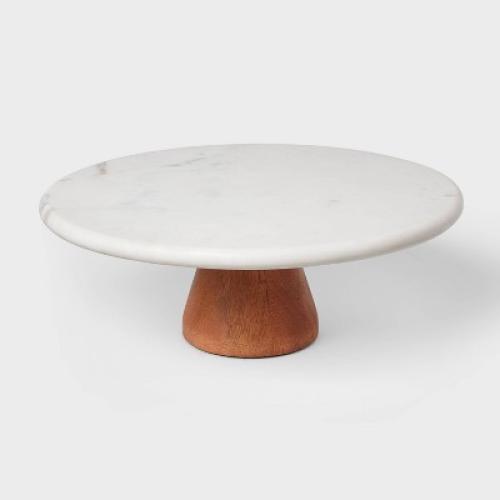 Marble and Wood Cake Stand - Project 62™