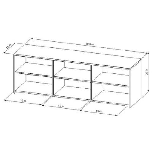 Storage TV Stand for TVs up to 70 Black - Room Essentials™