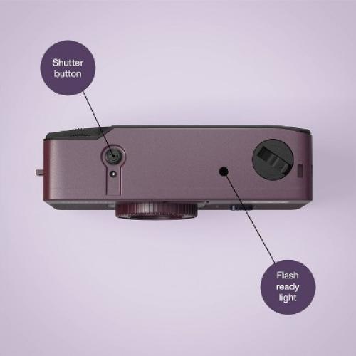 Color cherry red 35mm Camera with Film - heyday™ Cherry