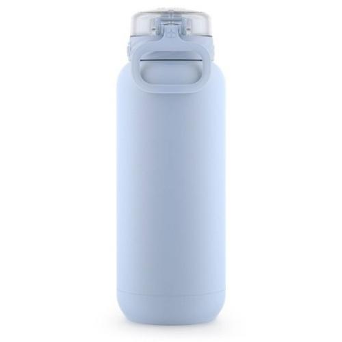 Ello Cooper 32oz Stainless Steel Water Bottle - Light Blue: BPA-Free, Reusable, Hand Wash, Cold Beverages, All Ages MISSING STRAW
